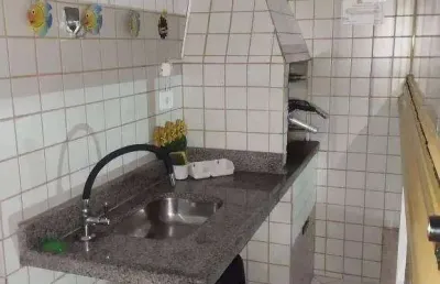 Apartamento 01 dormitorio - lazer completo a 100 metros da praia - tupi/praia grande-sp