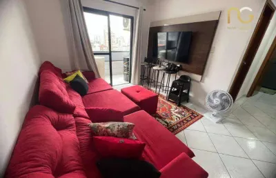 Apartamento com 2 dormitórios à venda, 78 m² por r$ 449.000,00 - vila assunção - praia grande/sp