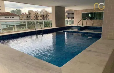 Apartamento com 2 dormitórios à venda, 72 m² por r$ 560.000,00 - canto do forte - praia grande/sp
