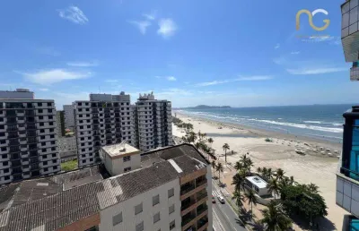 Apartamento beira mar com 2 dormitórios à venda, 78 m² por r$ 499.000 - tupi - praia grande/sp