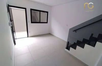 Sobrado com 2 dormitórios à venda, 49 m² por r$ 320.000,00 - mirim - praia grande/sp