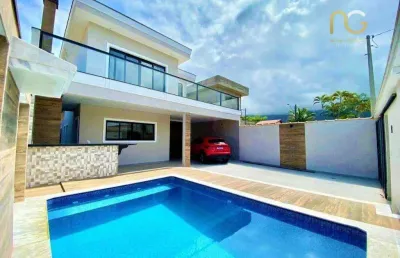 Sobrado à venda, 185 m² por r$ 1.350.000,00 - balneário flórida - praia grande/sp