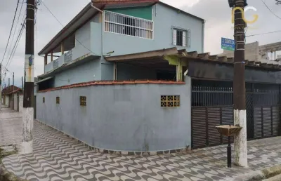 Sobrado com 4 dormitórios à venda, 250 m² por r$ 560.000,00 - balneário pires - praia grande/sp