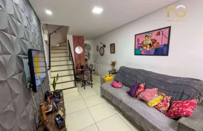 Sobrado com 2 dormitórios à venda, 61 m² por r$ 300.000,00 - vila assunção - praia grande/sp