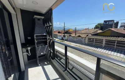 Sobrado com 2 dormitórios à venda, 79 m² por r$ 389.900,00 - mirim - praia grande/sp