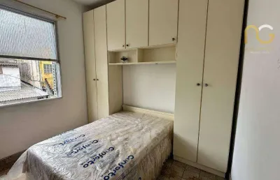 Kitnet com 1 dormitório à venda, 22 m² por r$ 140.000,00 - vila assunção - praia grande/sp
