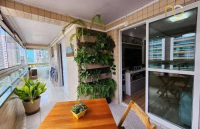 Apartamento com 2 dormitórios à venda, 83 m² por r$ 560.000,00 - vilamar - praia grande/sp