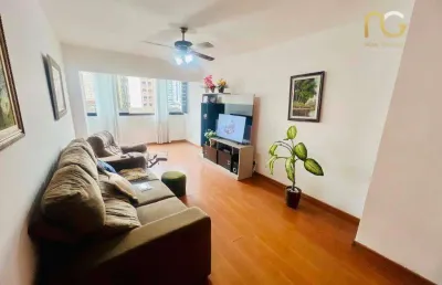 Apartamento com 3 dormitórios à venda, 96 m² por r$ 405.000,00 - boqueirão - praia grande/sp