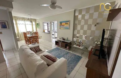 Apartamento a 50 metros da praia com vista mar 01 dormitorio - vila tupi/praia grande-sp