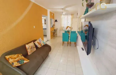 Apartamento com 1 dormitório à venda, 46 m² por r$ 250.000,00 - tupi - praia grande/sp