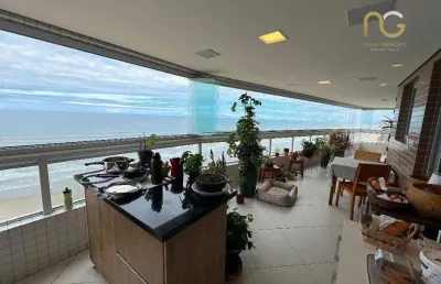 Apartamento com 3 dormitórios à venda, 173 m² por r$ 2.500.000,00 - aviação - praia grande/sp
