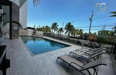 Apartamento - predio frente mar - 01 dormitorio 01 suite - vista mar - vila tupi/praia grande-sp
