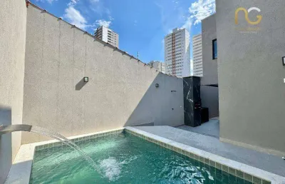 Sobrado à venda, 160 m² por r$ 935.000,00 - aviação - praia grande/sp