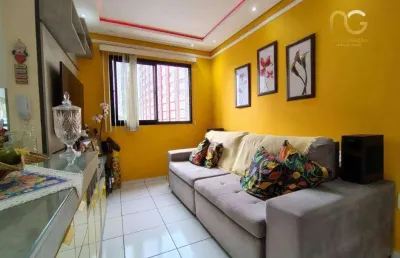 Apartamento com 2 dormitórios à venda, 71 m² por r$ 372.000,00 - boqueirão - praia grande/sp