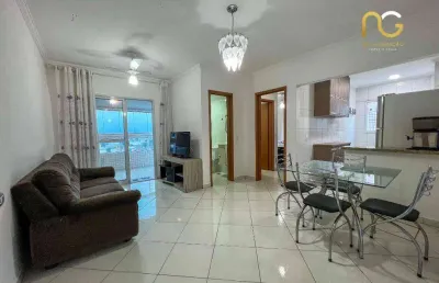 Apartamento com 1 dormitório à venda, 55 m² por r$ 345.000,00 - aviação - praia grande/sp