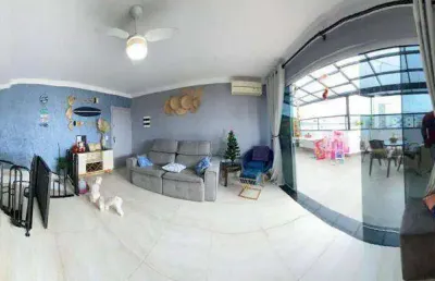 Apartamento duplex com 3 dormitórios à venda, 127 m² por r$ 760.000,00 - vilamar - praia grande/sp