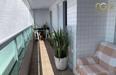 Apartamento com 2 dormitórios à venda, 95 m² por r$ 550.000,00 - vilamar - praia grande/sp