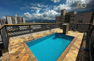 Cobertura à venda, 286 m² por r$ 900.000,00 - aviação - praia grande/sp