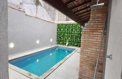 Casa à venda, 90 m² por r$ 680.000,00 - mirim - praia grande/sp