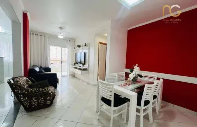 Apartamento com 1 dormitório à venda, 58 m² por r$ 400.000,00 - tupi - praia grande/sp