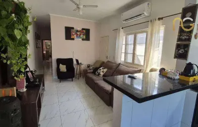 Casa com 2 dormitórios à venda por r$ 480.000,00 - solemar - praia grande/sp