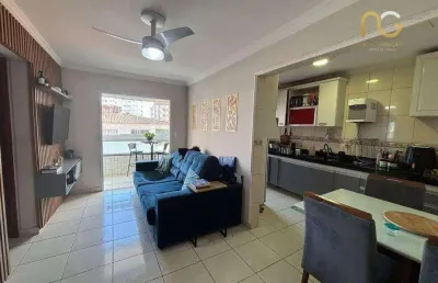 Apartamento à venda, 78 m² por r$ 480.000,00 - vilamar - praia grande/sp