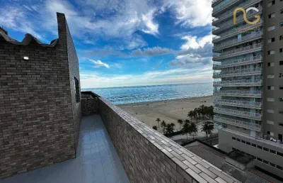 Apartamento duplex à venda, 155 m² por r$ 650.000,00 - aviação - praia grande/sp