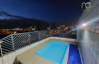 Apartamento duplex à venda, 270 m² por r$ 920.000,00 - vila assunção - praia grande/sp