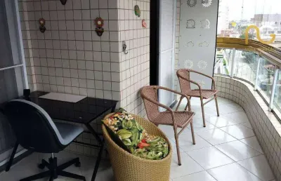 Apartamento alto padrão - total lazer - 200 metros da praia - 02 dormitorios 01 suite 02 vagas de garagem - bairro avição/praia grande-sp