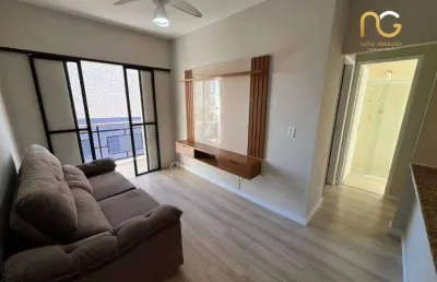 Apartamento com 1 dormitório à venda, 42 m² por r$ 295.000,00 - vilamar - praia grande/sp
