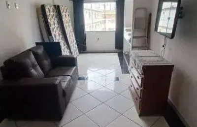 Kitnet com 1 dormitório à venda, 32 m² por r$ 185.000,00 - aviação - praia grande/sp