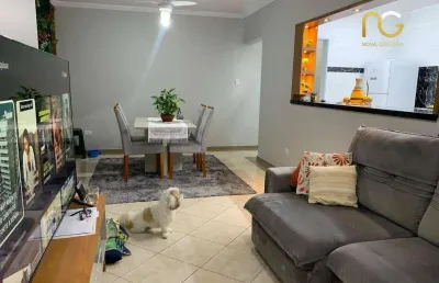 Apartamento com 2 dormitórios à venda, 83 m² por r$ 460.000,00 - vila guilhermina - praia grande/sp