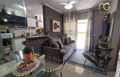 Apartamento com 1 dormitório à venda, 45 m² por r$ 360.000,00 - tupi - praia grande/sp