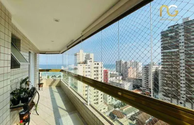 Apartamento com 3 dormitórios à venda, 115 m² por r$ 790.000,00 - tupi - praia grande/sp