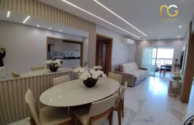 Apartamento com 2 dormitórios à venda, 81 m² por r$ 800.000,00 - aviação - praia grande/sp