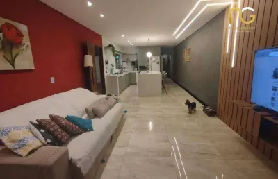 Casa com 2 dormitórios à venda, 120 m² por r$ 880.000,00 - vila guilhermina - praia grande/sp