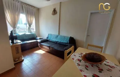 Apartamento com 1 dormitório à venda, 64 m² por r$ 300.000,00 - boqueirão - praia grande/sp