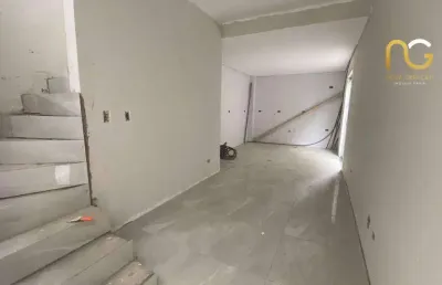 Casa com 2 dormitórios à venda, 58 m² por r$ 335.000,00 - vila guilhermina - praia grande/sp