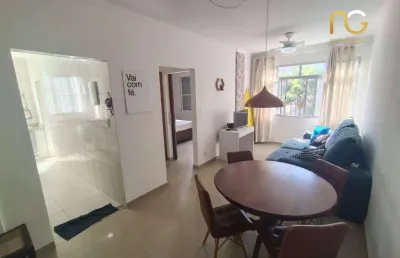 Apartamento com 1 dormitório à venda, 63 m² por r$ 290.000,00 - tupi - praia grande/sp