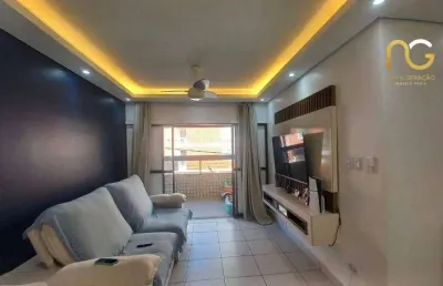 Apartamento à venda, 108 m² por r$ 645.000,00 - tupi - praia grande/sp