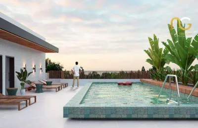 Apartamento com 1 dormitório à venda, 50 m² por r$ 383.809,00 - vila guilhermina - praia grande/sp