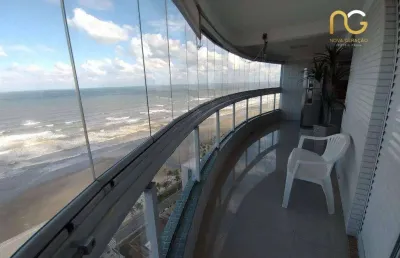 Apartamento à venda, 194 m² por r$ 2.300.000,00 - aviação - praia grande/sp
