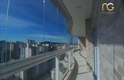 Cobertura à venda, 218 m² por r$ 2.498.000,00 - vila guilhermina - praia grande/sp