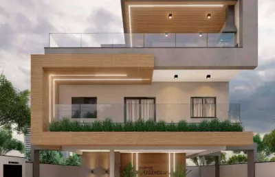 Casa com 2 dormitórios à venda, 44 m² por r$ 350.000,00 - vila guilhermina - praia grande/sp