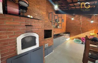 Casa com 3 dormitórios à venda, 67 m² por r$ 800.000,00 - jardim imperador - praia grande/sp