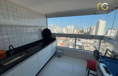 Apartamento com 2 dormitórios à venda, 72 m² por r$ 430.000,00 - tupi - praia grande/sp