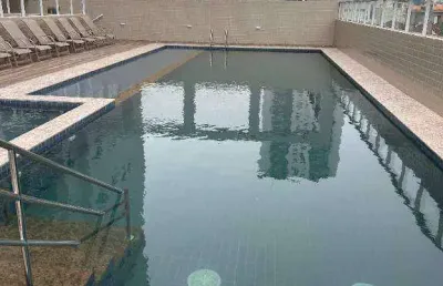 Apartamento novo - 01 dormitorio - lazer total - bairro aviação/praia grande-sp