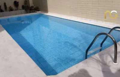 Apartamento 02 dormitorios 01 suite - lazer - bairro tupi/praia grande-sp