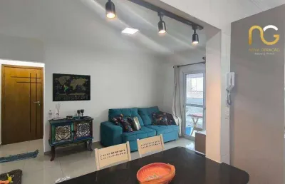 Apartamento com 2 dormitórios à venda, 80 m² por r$ 535.000,00 - aviação - praia grande/sp