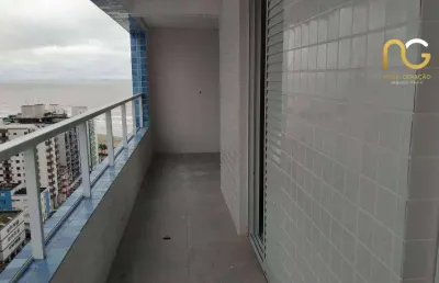 Apartamento novo - alto padrão - 02 dormitorios 01 suite - 16º andar - bairro ocian/praia grande-sp